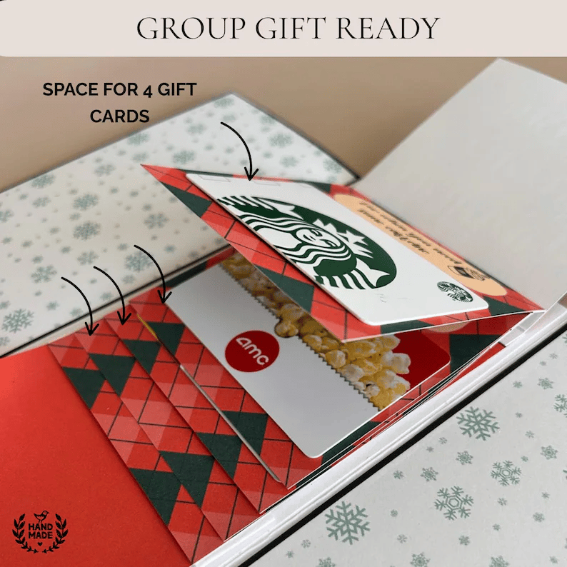 🏆Flash Sale⚡ 50K+ SOLD! Almost Gone-🎅Handmade Christmas gift card booklet