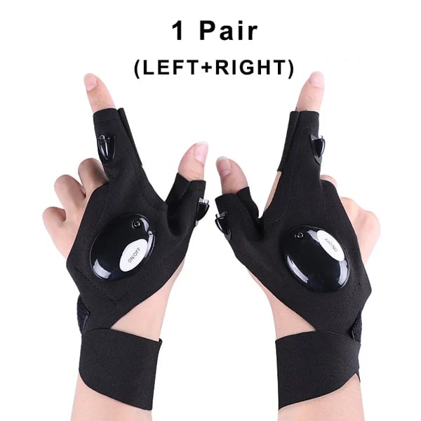 šChristmas Sales 49% OFF - š„š„Hands-Free LED Half Finger Gloves