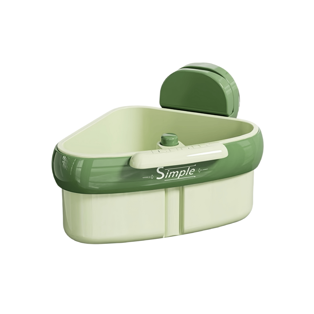 💧2025 New Release - 🍽️Suction Cup Sink Corner Rack(🔥Buy 2 Get 1 Free)