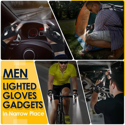🎄Christmas Sales 49% OFF - 🔥🔥Hands-Free LED Half Finger Gloves