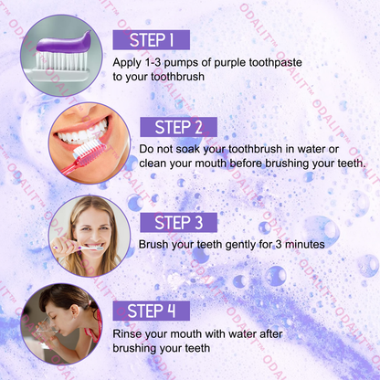 ODALIT™ Purple Whitening Toothpaste🦷(ADA recommended)