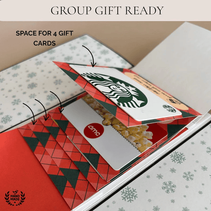 🏆Flash Sale⚡ 50K+ SOLD! Almost Gone-🎅Handmade Christmas gift card booklet