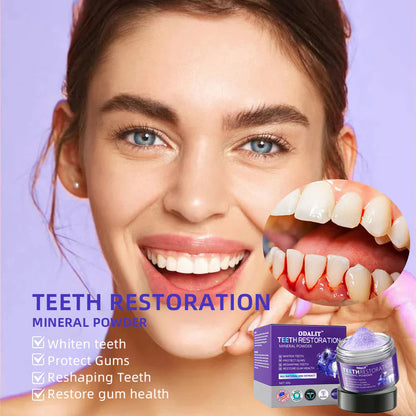 ODALIT™ TeethRestoration Mineral Powder🦷Obtain American Dental Association (ADA) Certification (Treats periodontitis and mouth ulcers, prevents tooth loss, and repairs gum recession）