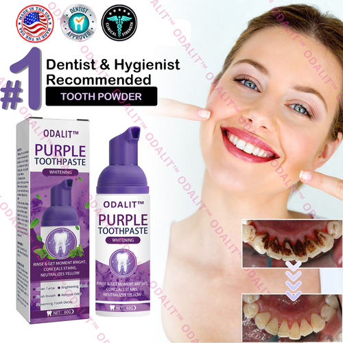 ODALIT™ Purple Whitening Toothpaste🦷(ADA recommended)