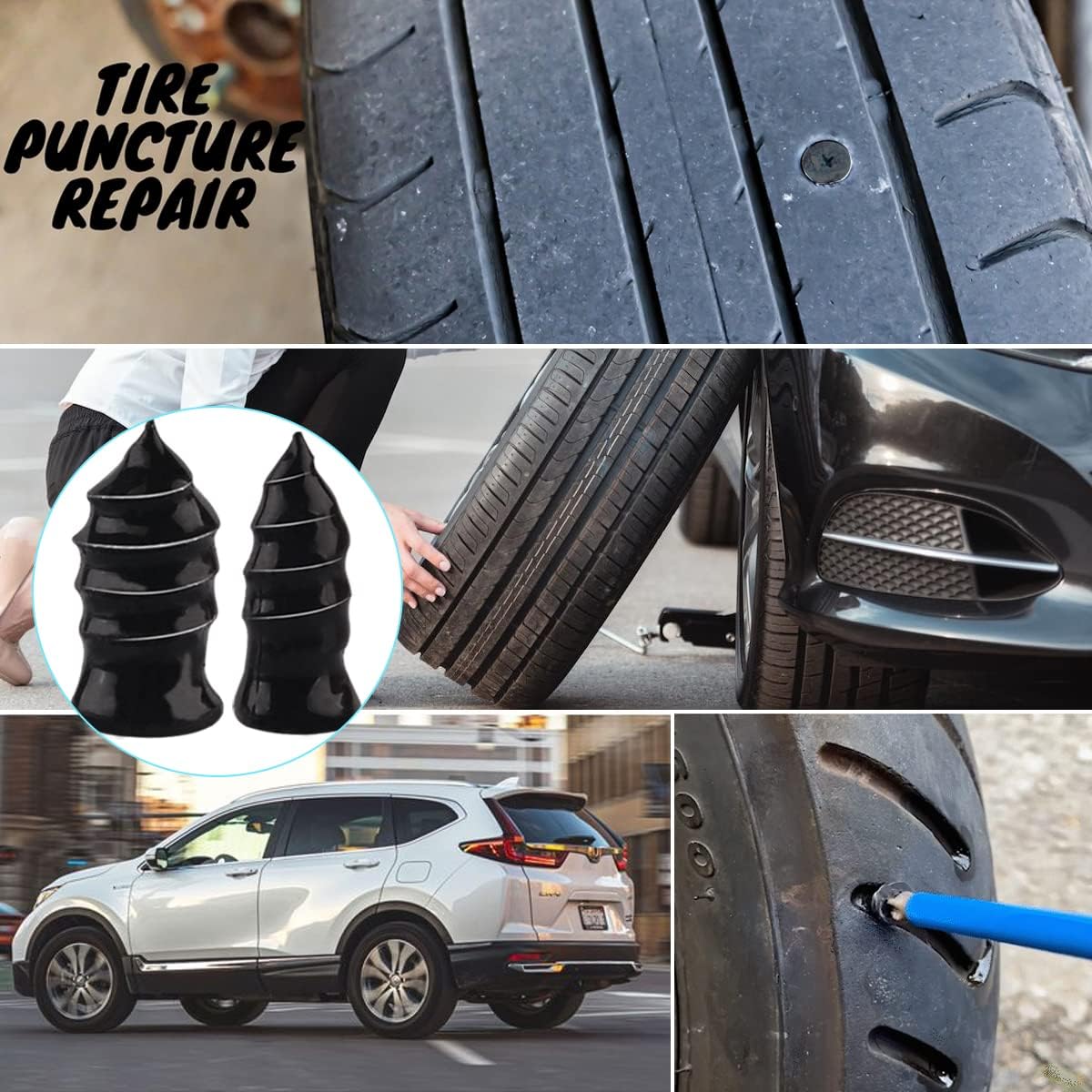 🎄Christmas-Sale 49%OFF🔥Tire Repair Rubber Nail🚚🎁Free Screwdriver Included