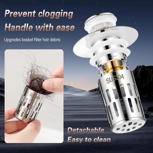 🏆Flash Sale⚡ 50K+ SOLD!🔥- Universal Stainless Steel Drain Strainer (BUY 2 GET 1 FREE)