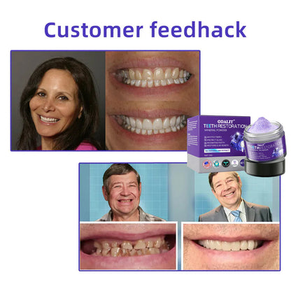 ODALIT™ TeethRestoration Mineral Powder🦷Obtain American Dental Association (ADA) Certification (Treats periodontitis and mouth ulcers, prevents tooth loss, and repairs gum recession）