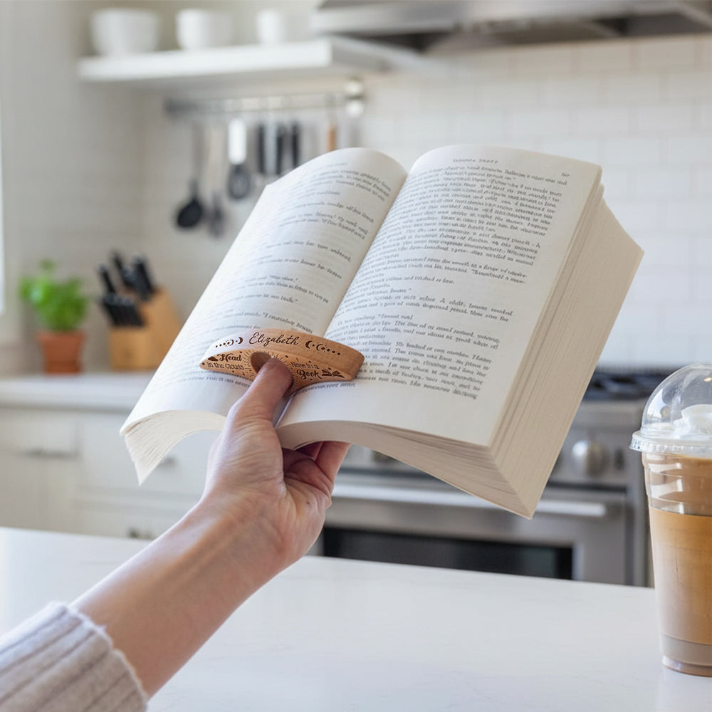 📖Book Lover - Personalized Custom Book Page Holder