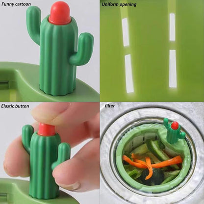 🏆Flash Sale⚡ 50K+ SOLD!🔥🍽️Cactus Kitchen Automatic Dumping Sink Filter(BUY 2 GET 1 FREE)